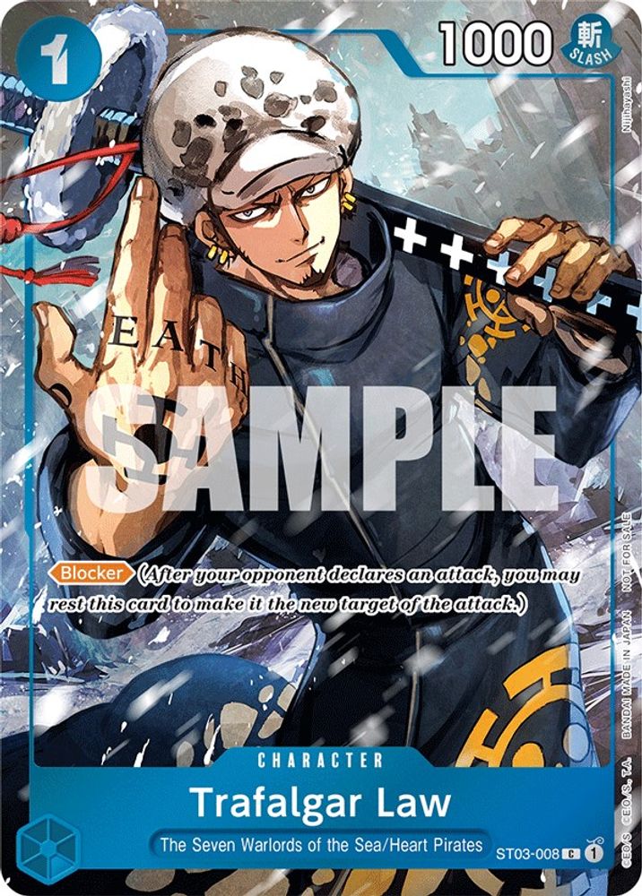Trafalgar Law One Piece TCG Card