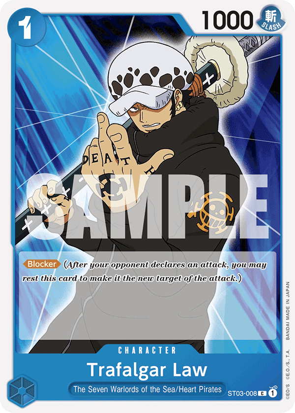 Trafalgar Law One Piece TCG Card