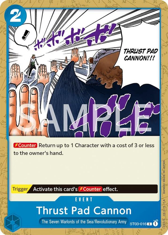 Thrust Pad Cannon One Piece TCG Card
