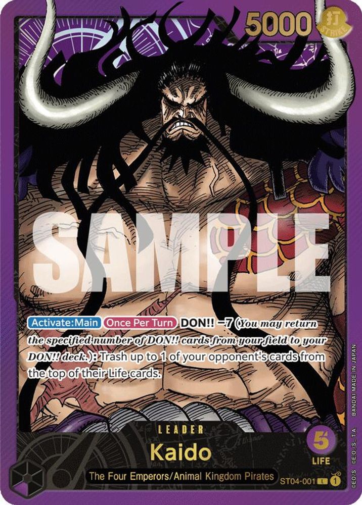 Kaido One Piece TCG Card