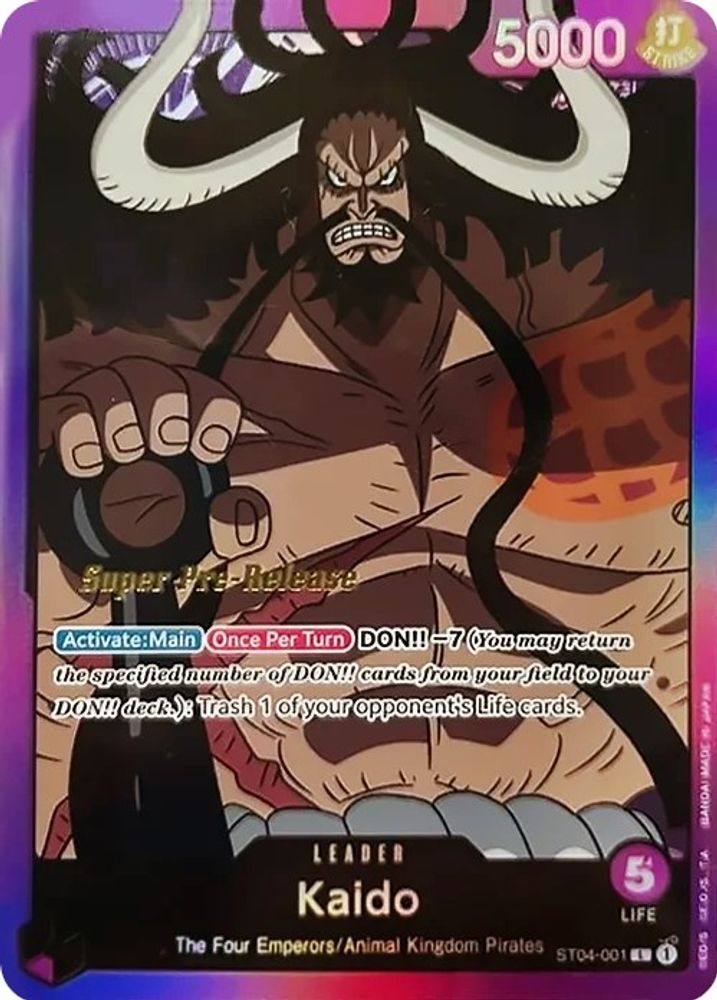 Kaido One Piece TCG Card