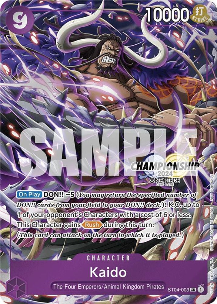 Kaido One Piece TCG Card