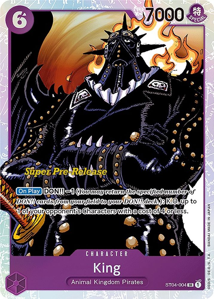 King One Piece TCG Card