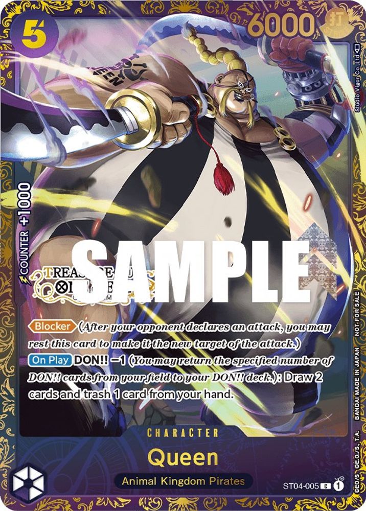Queen One Piece TCG Card