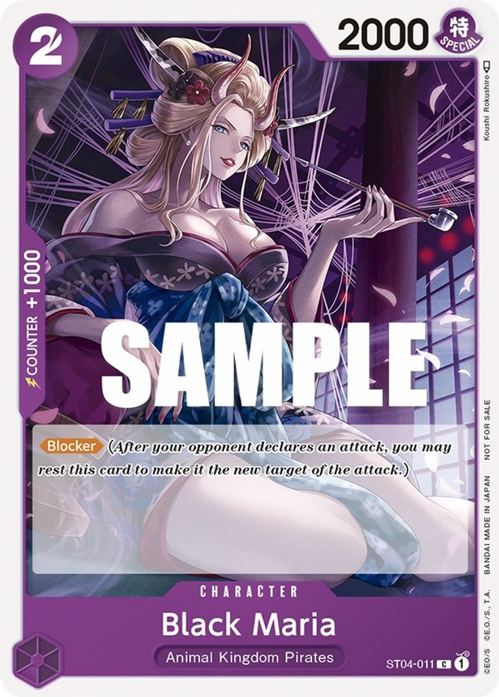 Black Maria One Piece TCG Card