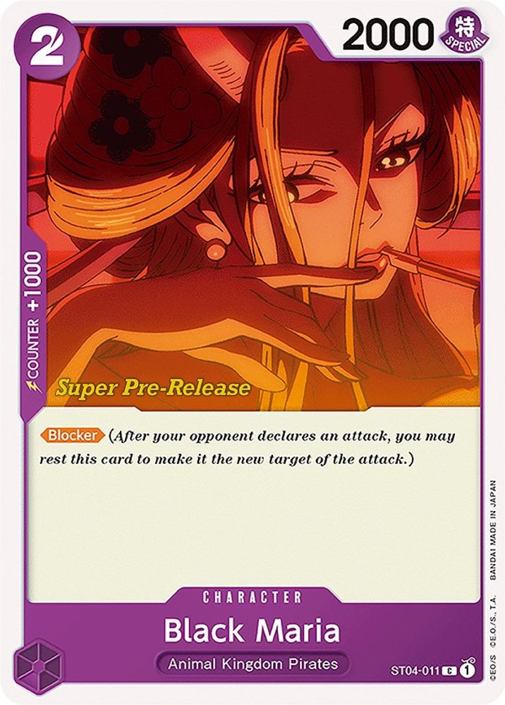 Black Maria One Piece TCG Card