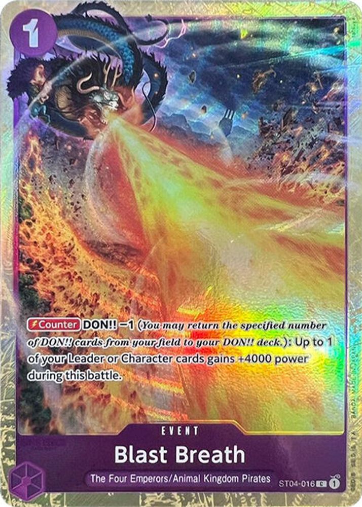 Blast Breath One Piece TCG Card
