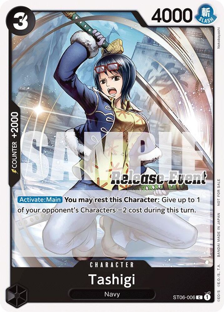 Tashigi One Piece TCG Card