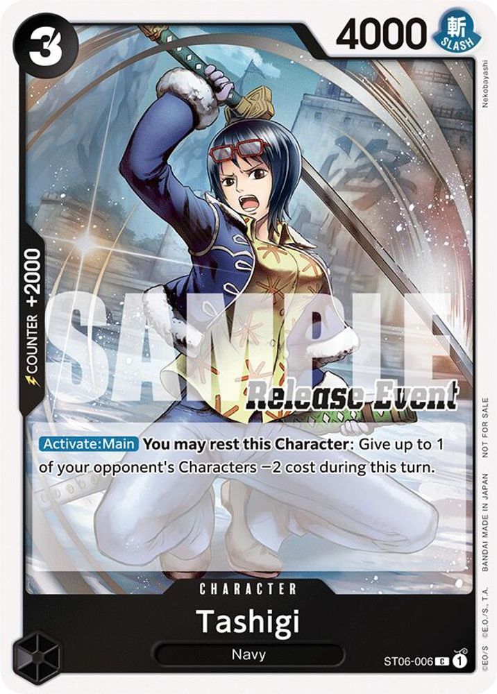 Tashigi One Piece TCG Card