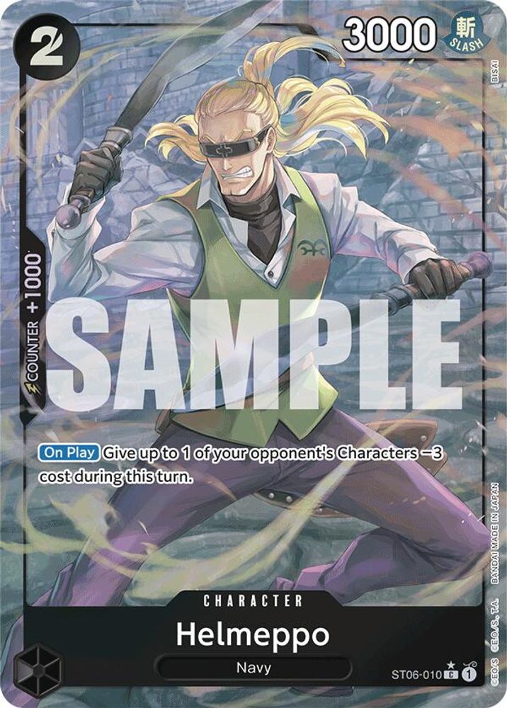 Helmeppo One Piece TCG Card