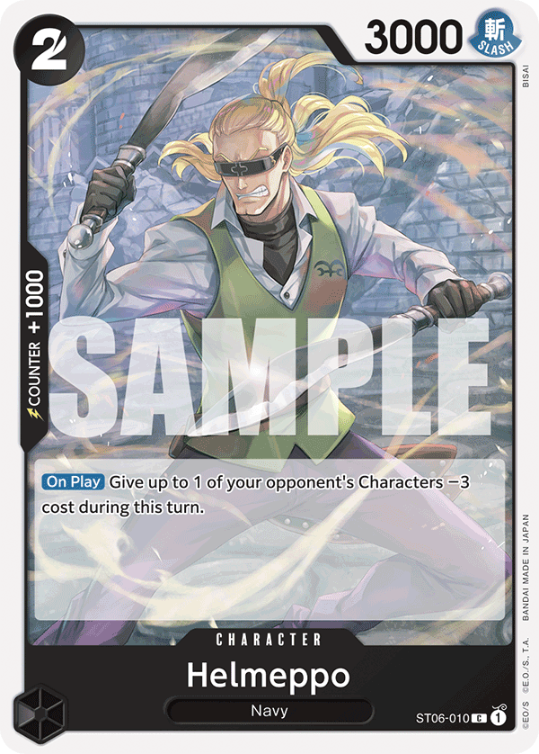 Helmeppo One Piece TCG Card
