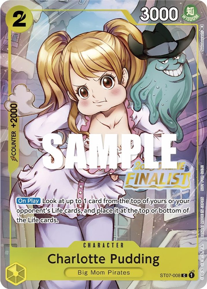 Charlotte Pudding One Piece TCG Card