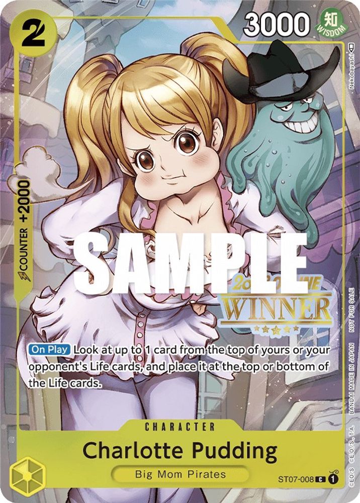 Charlotte Pudding One Piece TCG Card