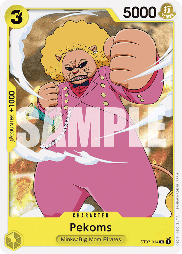 Pekoms One Piece TCG Card