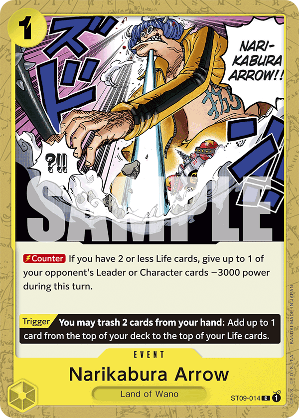Narikabura Arrow One Piece TCG Card