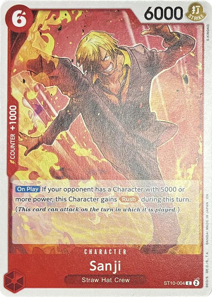 Sanji One Piece TCG Card