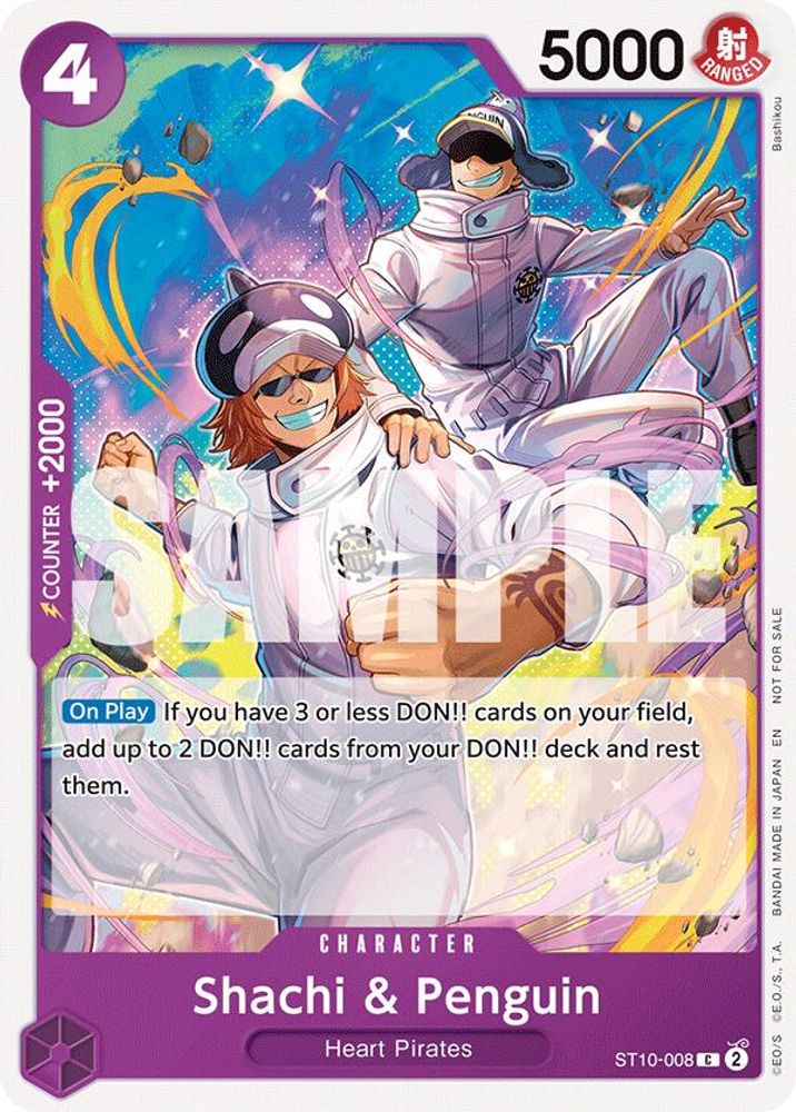 Shachi & Penguin One Piece TCG Card