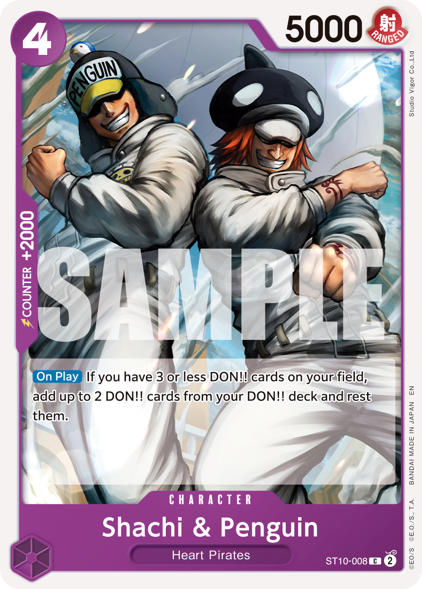 Shachi & Penguin One Piece TCG Card