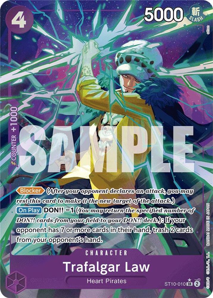 Trafalgar Law One Piece TCG Card
