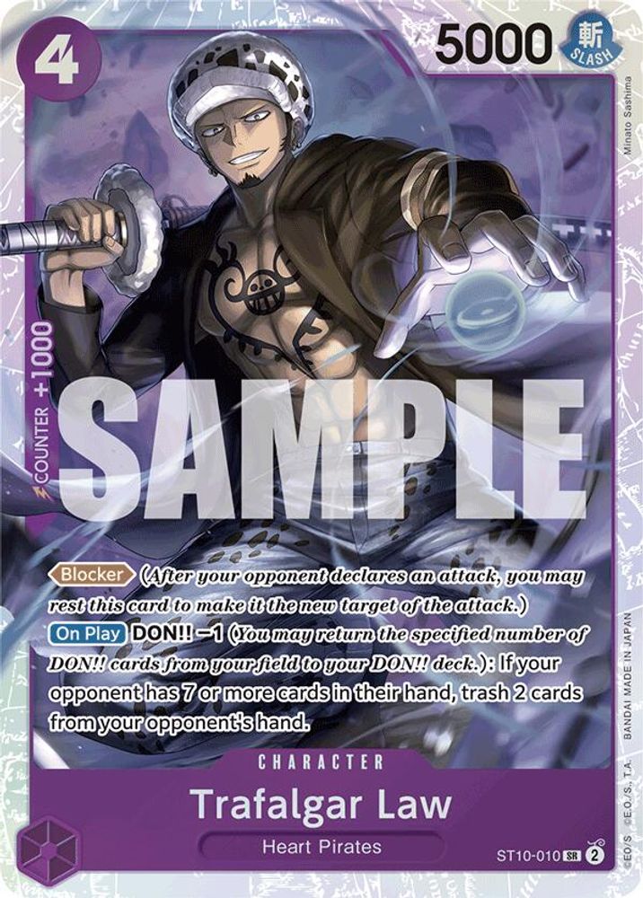 Trafalgar Law One Piece TCG Card