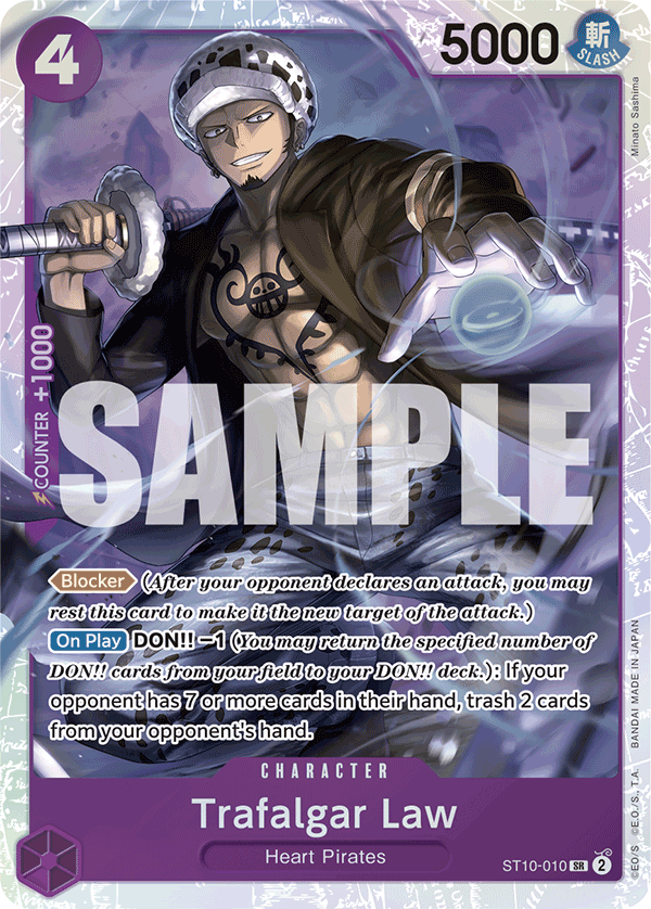 Trafalgar Law One Piece TCG Card