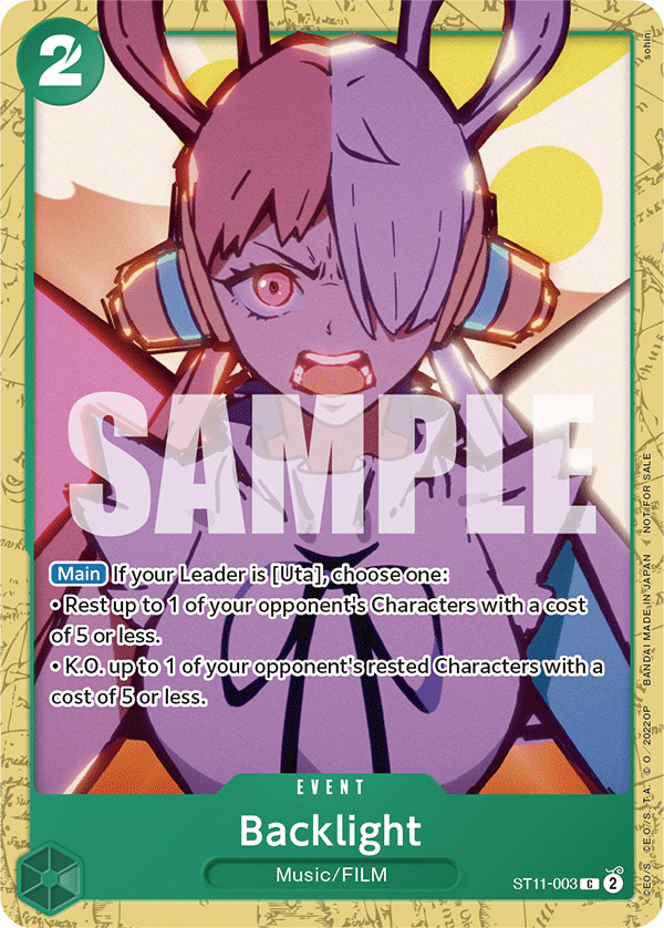 Backlight (Parallel) One Piece TCG Card