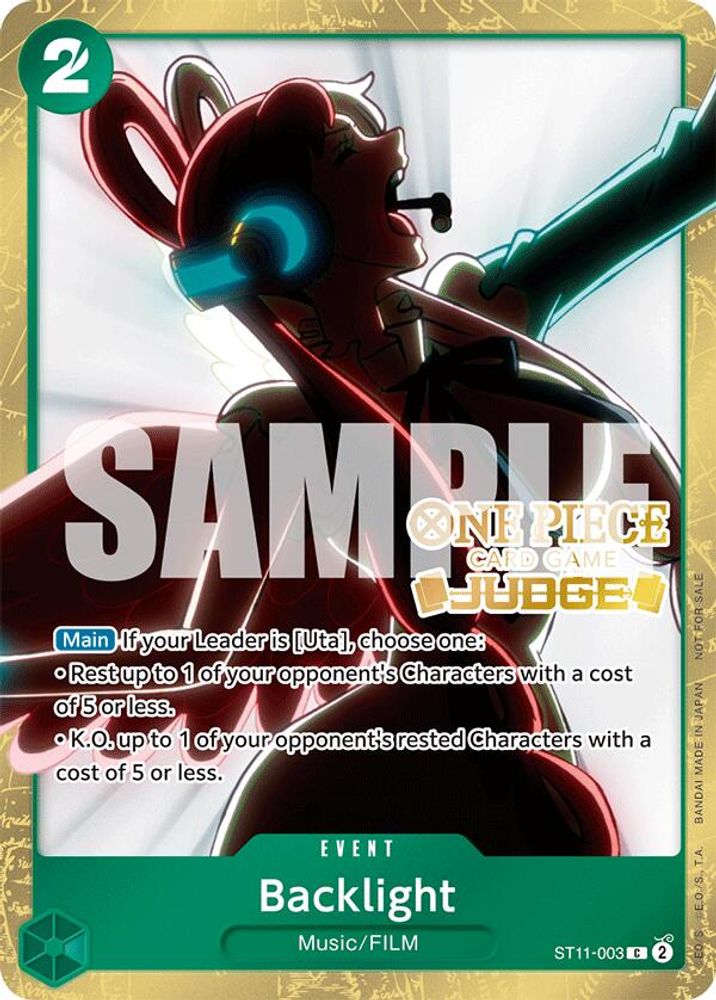 Backlight One Piece TCG Card