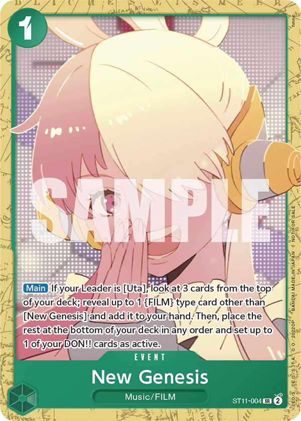 New Genesis (Parallel) One Piece TCG Card