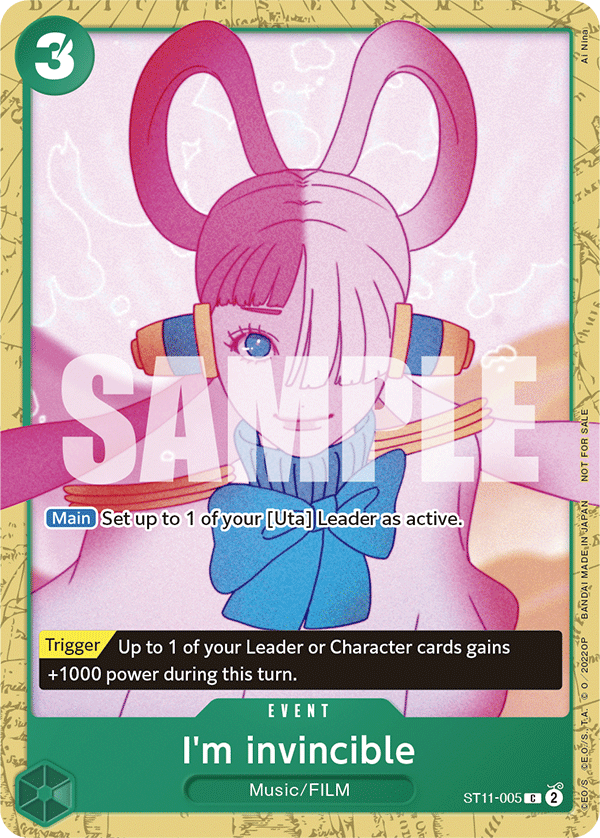I'm invincible (Parallel) One Piece TCG Card