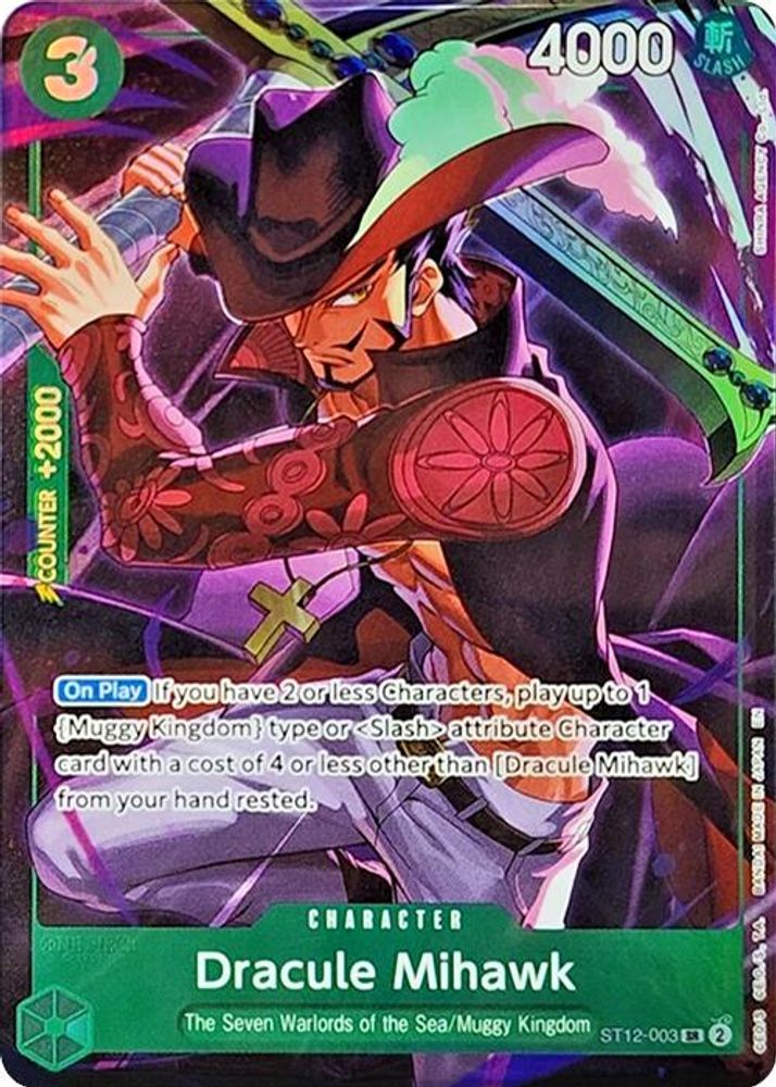 Dracule Mihawk One Piece TCG Card