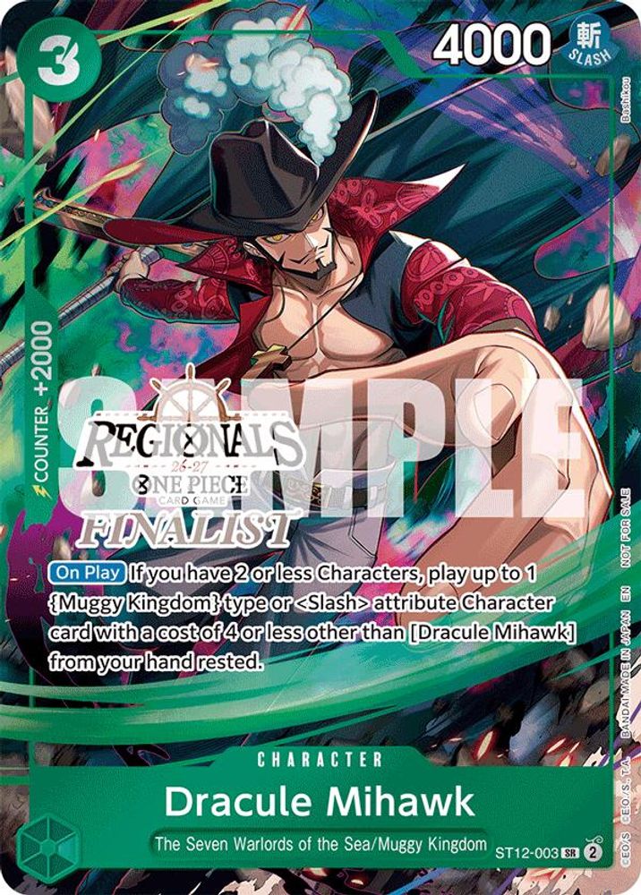 Dracule Mihawk One Piece TCG Card