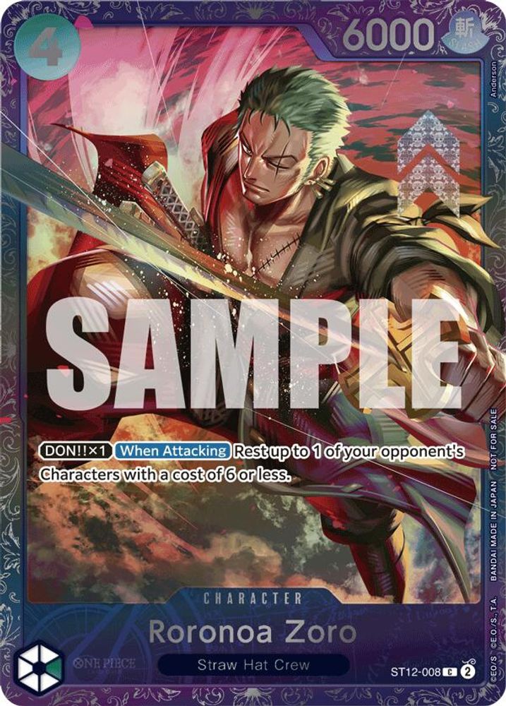Roronoa Zoro One Piece TCG Card