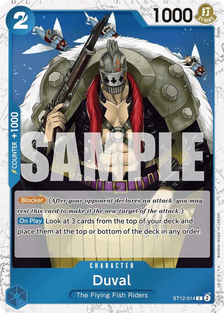 Duval One Piece TCG Card