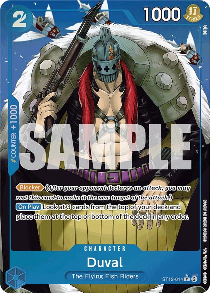 Duval One Piece TCG Card