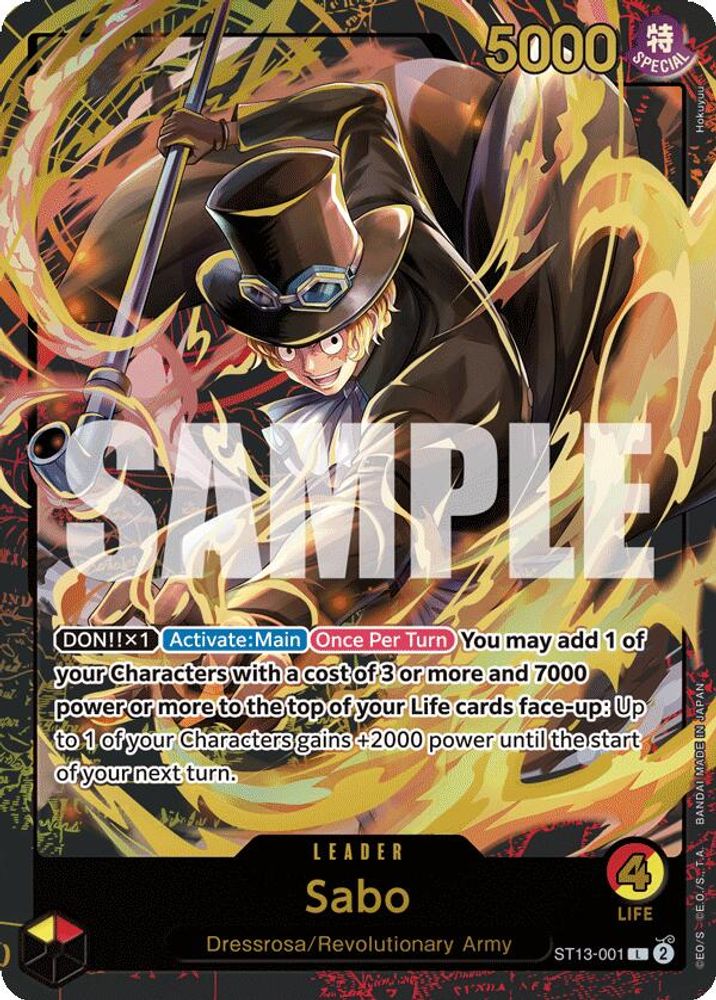 Sabo One Piece TCG Card