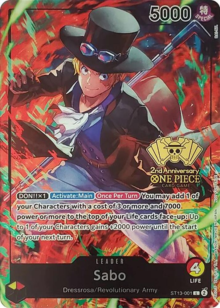 Sabo One Piece TCG Card