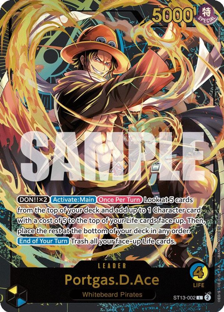 Portgas.D.Ace One Piece TCG Card