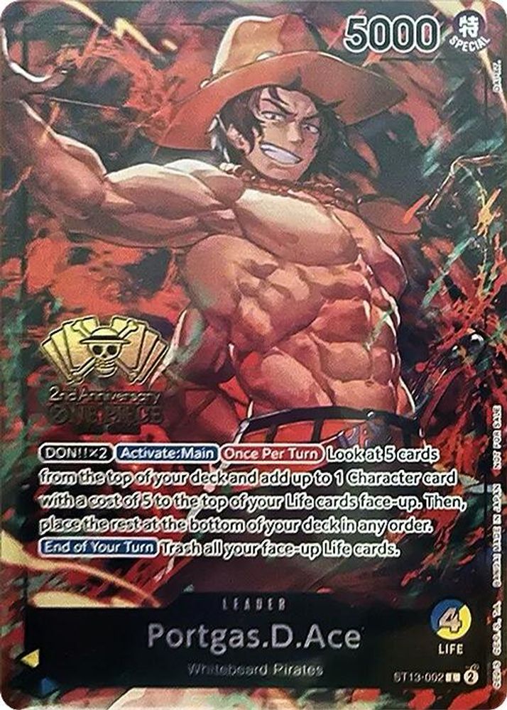 Portgas.D.Ace One Piece TCG Card
