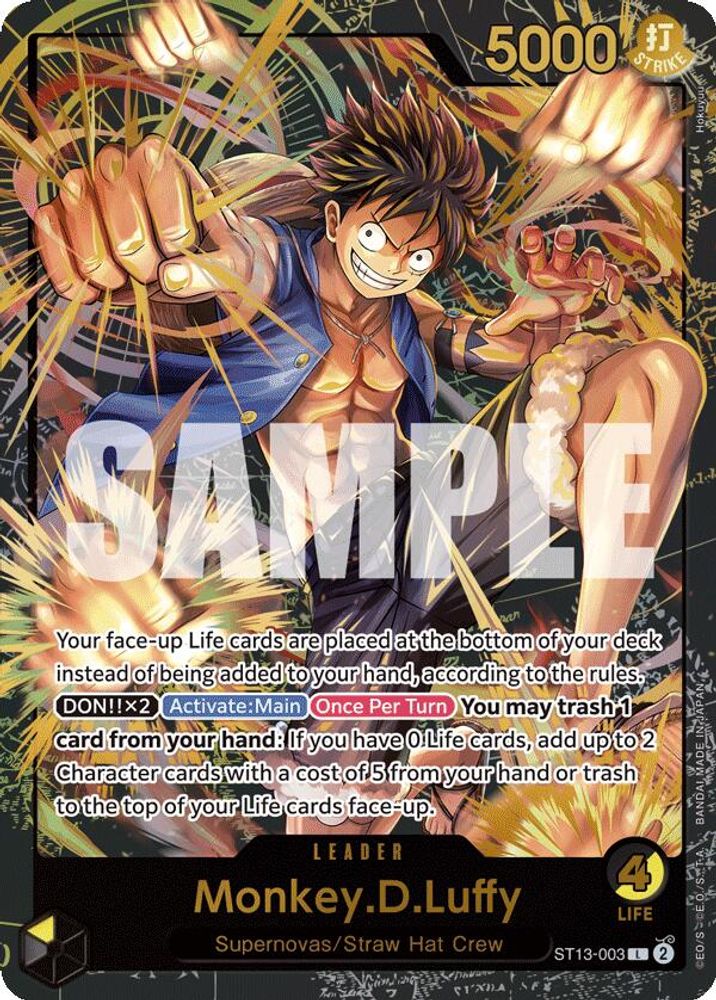 Monkey.D.Luffy One Piece TCG Card