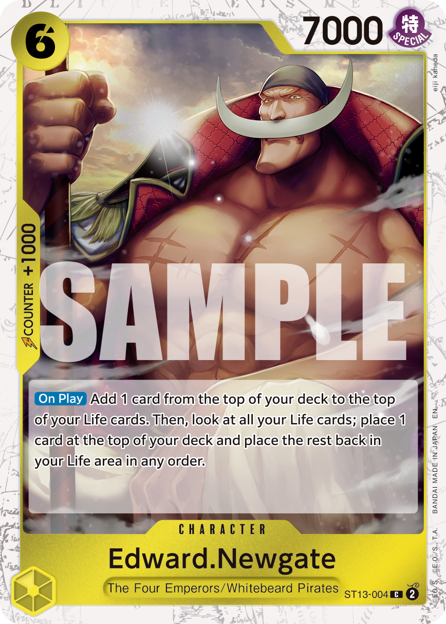 Edward.Newgate One Piece TCG Card