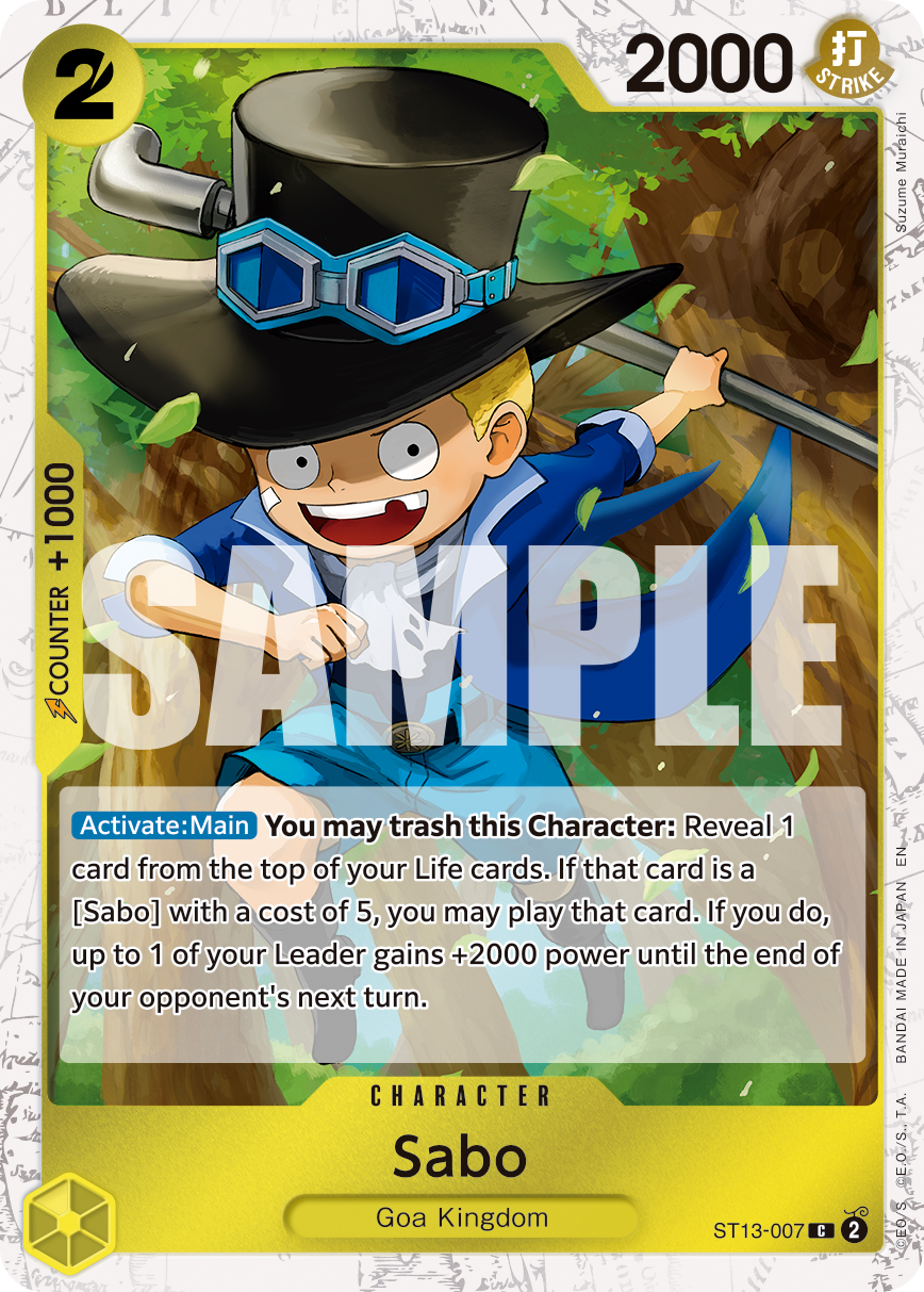 Sabo One Piece TCG Card