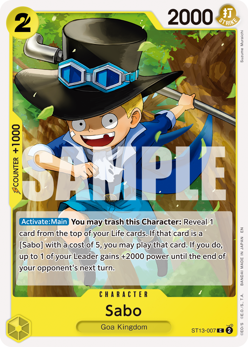 Sabo One Piece TCG Card