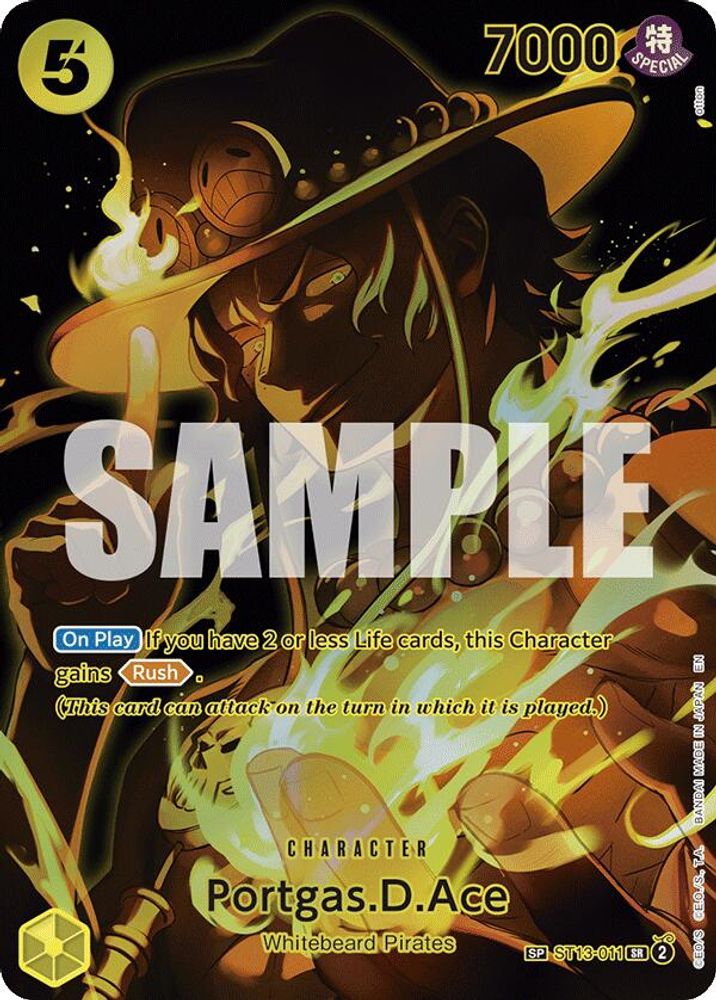 Portgas.D.Ace One Piece TCG Card
