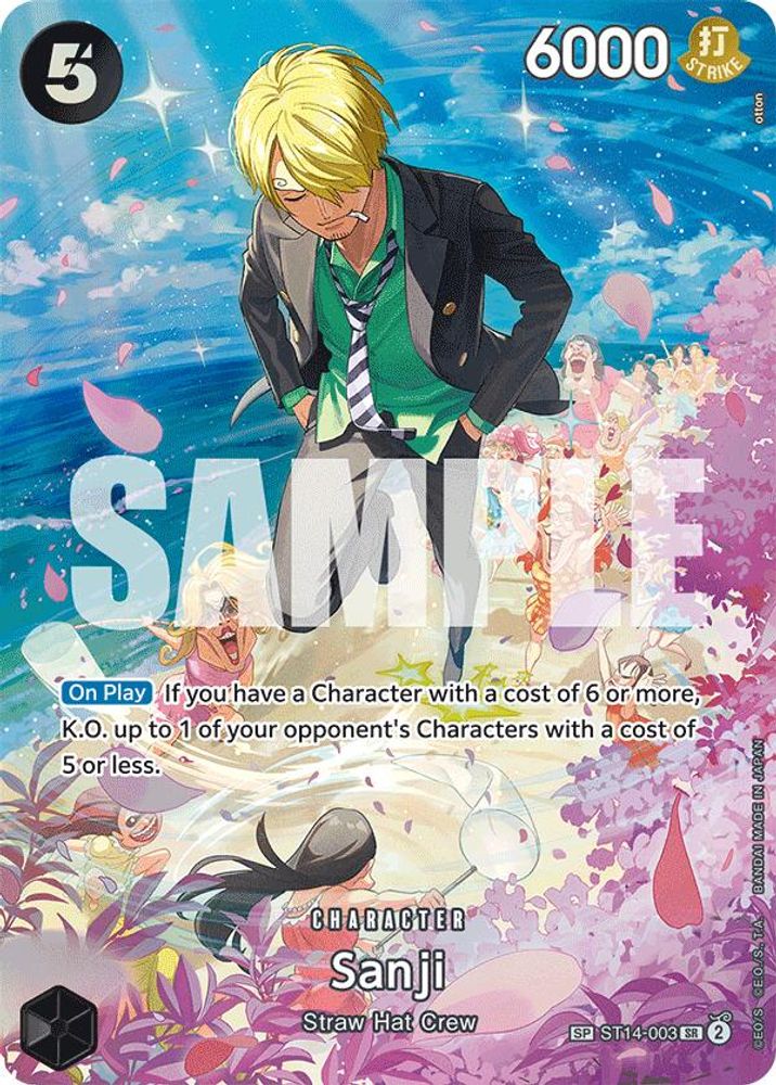 Sanji One Piece TCG Card