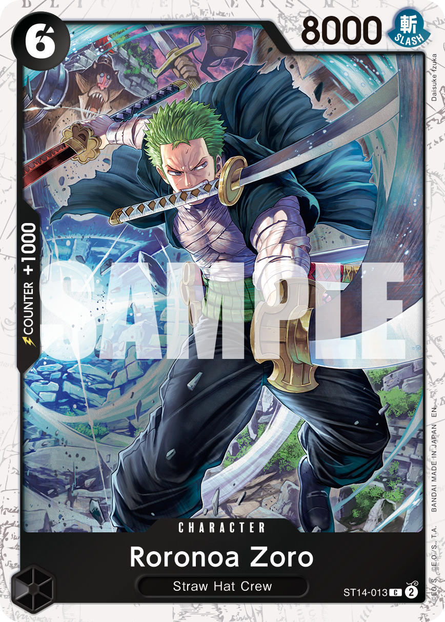 Roronoa Zoro One Piece TCG Card