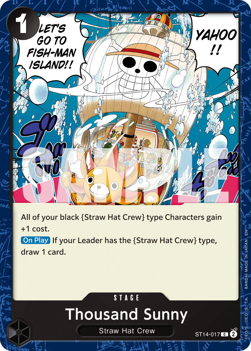 Thousand Sunny One Piece TCG Card