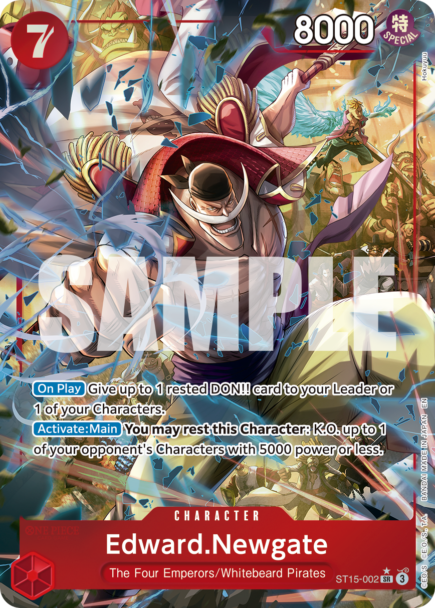 Edward.Newgate One Piece TCG Card