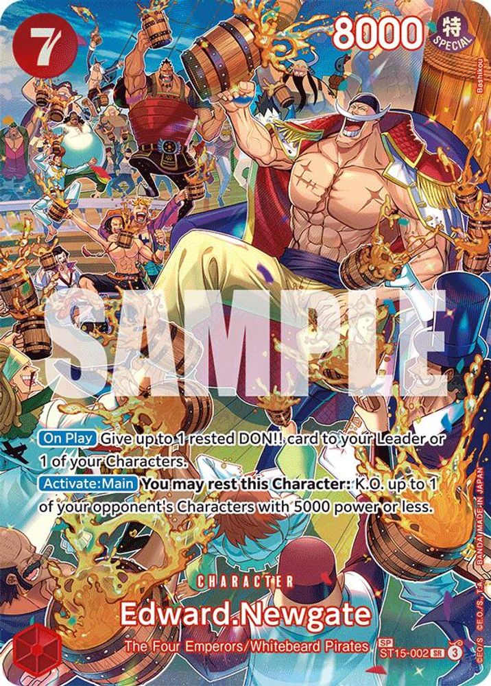 Edward.Newgate One Piece TCG Card