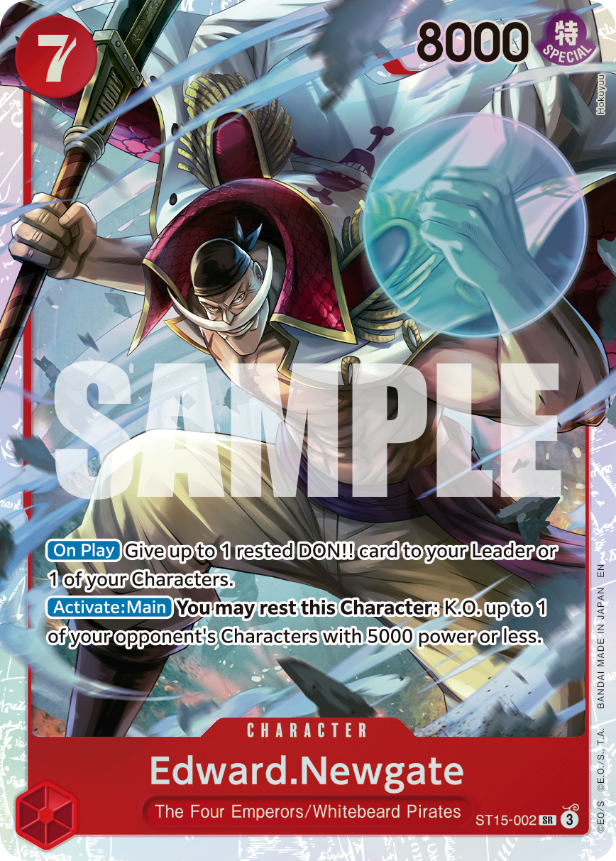 Edward.Newgate One Piece TCG Card