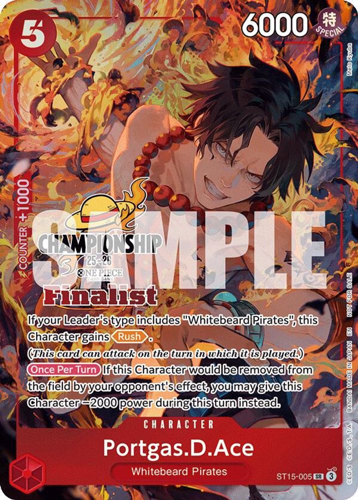 Portgas.D.Ace One Piece TCG Card